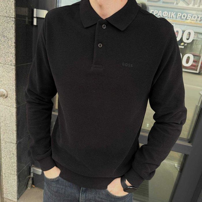 Теплий чолвоічий свтішот З Коміром Hugo Boss(M-6XL)