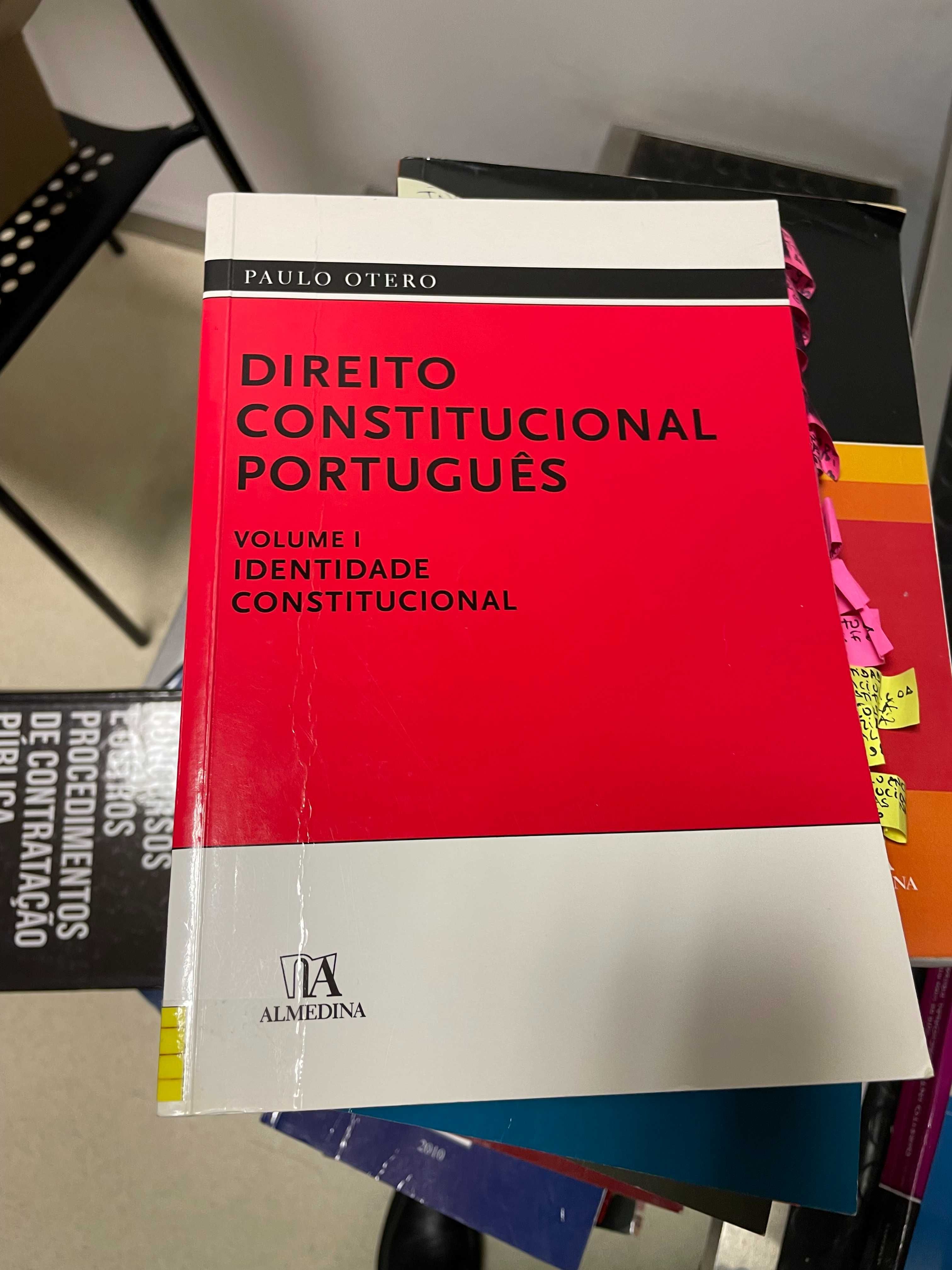 livro direito constitucional português vol 1- paulo otero