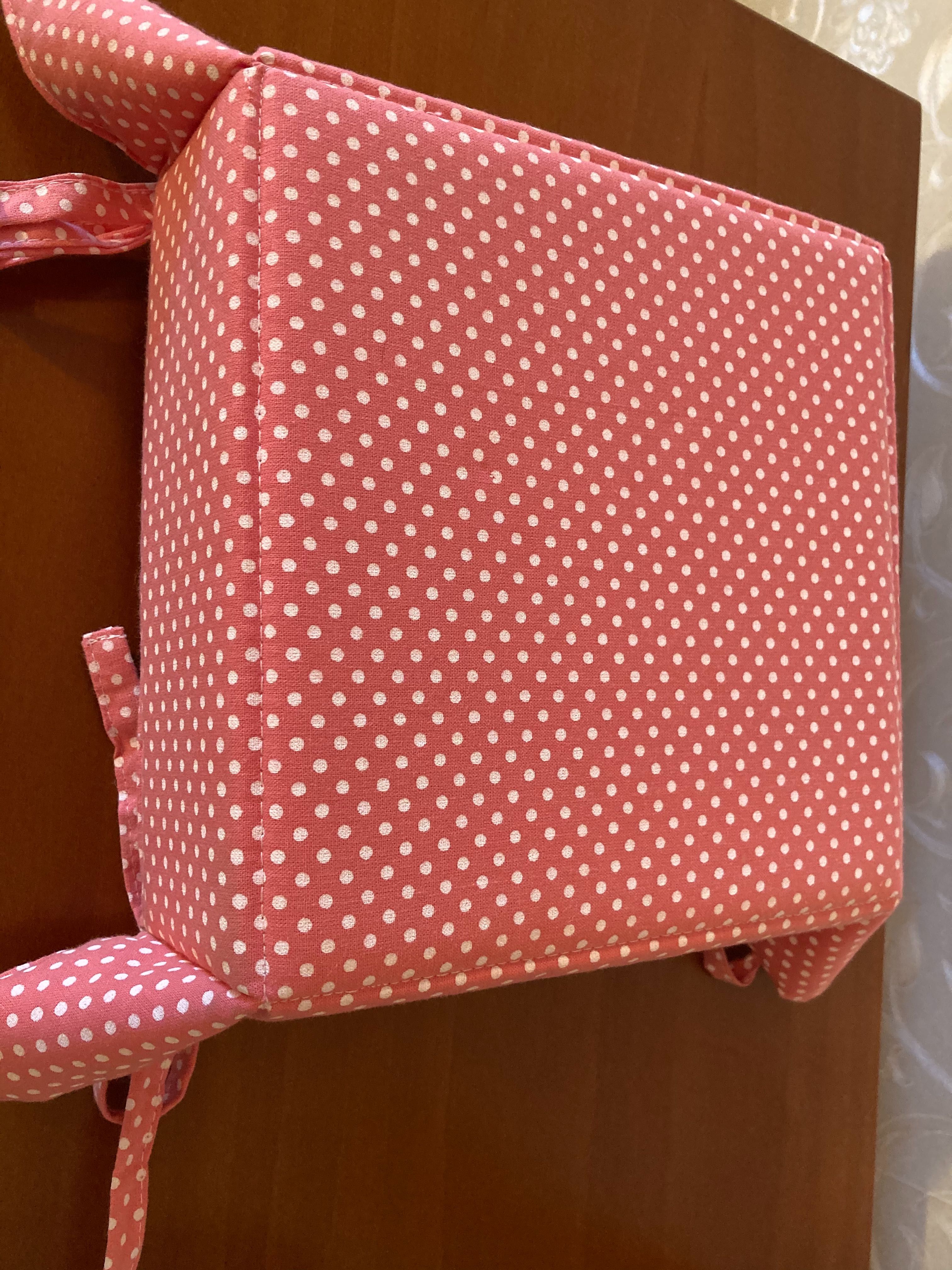 Piękny bawełniany koszyk Shabby chic 20x20 cm. Nowy