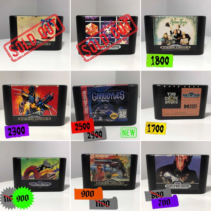 Sega Mega Drive Genesis Картриджи Игры Оригинал