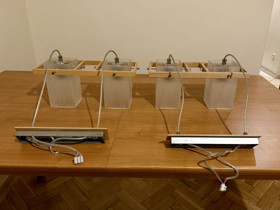 Meble BRW Syriusz: stół rozkładany krzesła komoda regał witryna lampy