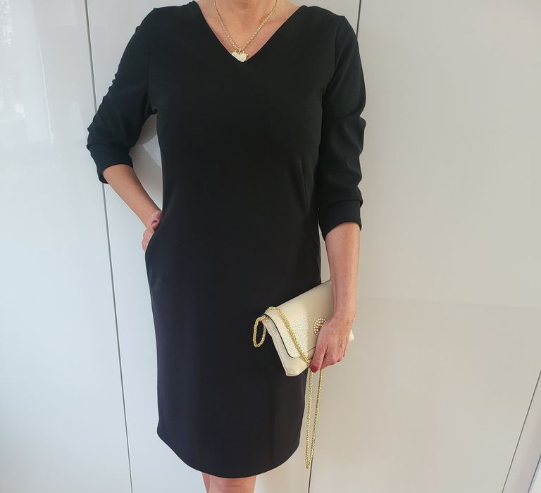 WYPRZEDAŻ OSTATNIE SZTUKI! Sukienka z kieszeniami 2 kolory M-XL