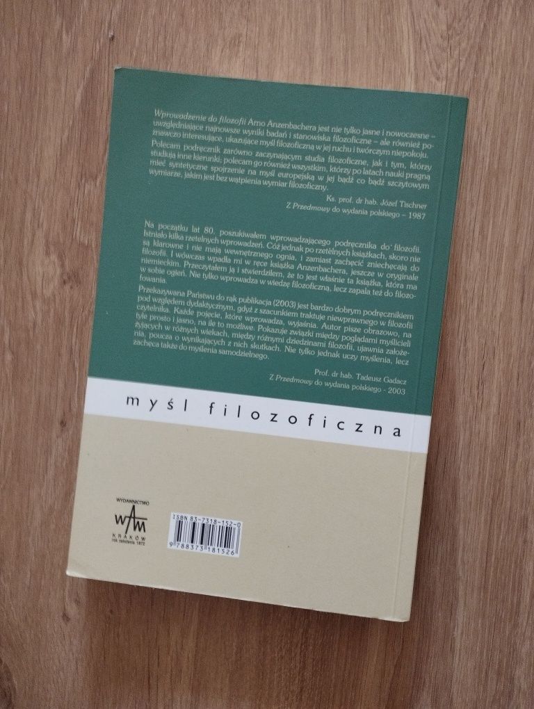 Wprowadzenie do filozofii Arno Anzenbacher