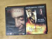 Dvds Hannibal: 10€ pelo conjunto.