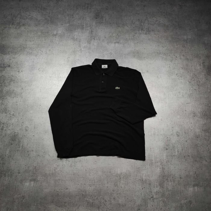 MĘSKA Koszulka Elegancka Bawełna Polo Długi Rękaw PREMIUM Lacoste