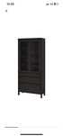 Witryna z 3 szufladami ikea Hemnes