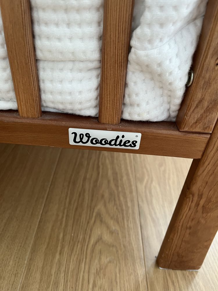 Woodies łóżeczko dzieciece drewniane