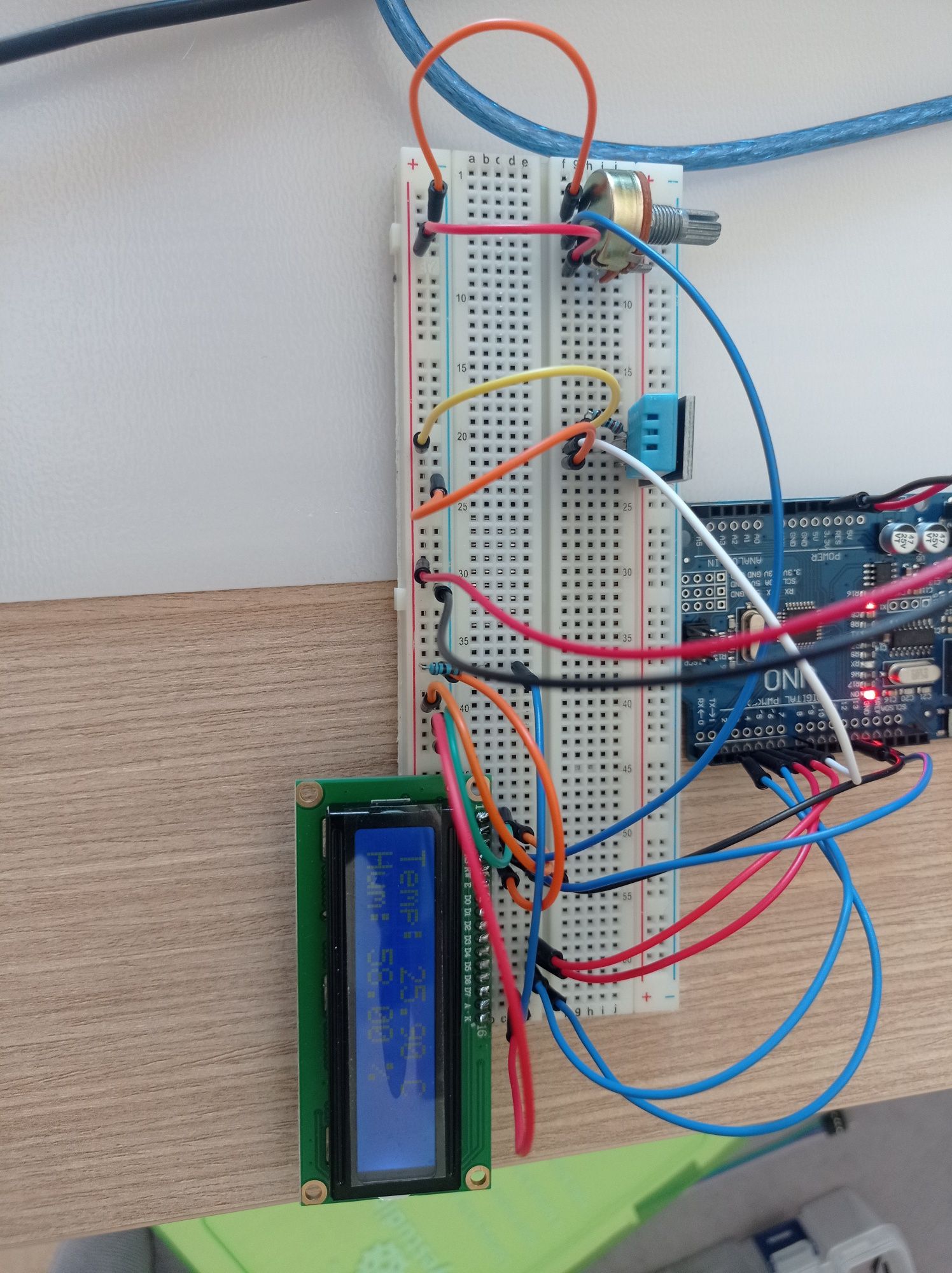 Sensor temperatura e humidade para projecto