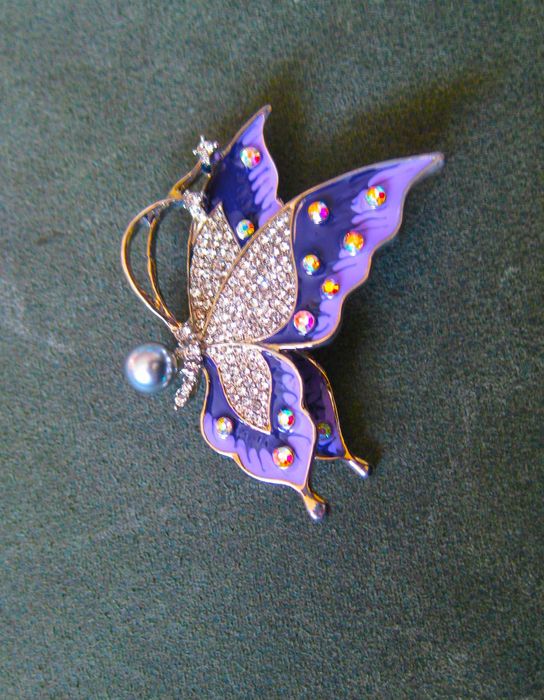 Alfinete / Broche / Pregadeira Borboleta NOVO