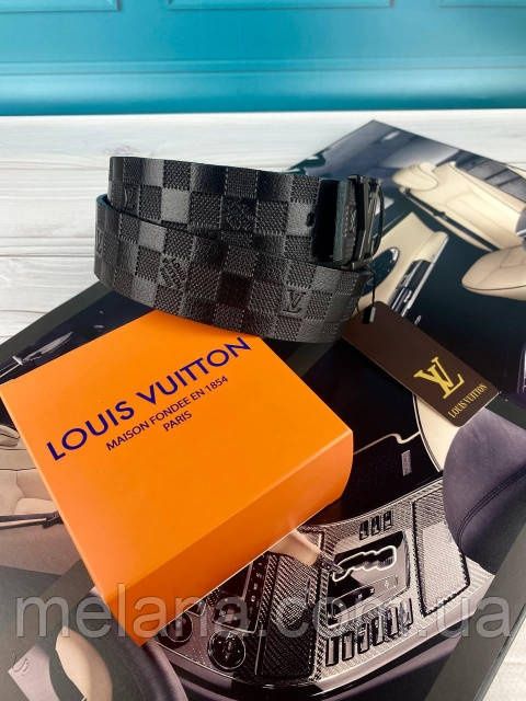 Кожаный ремень мужской Louis Vuitton Луи Витон ЛВ
