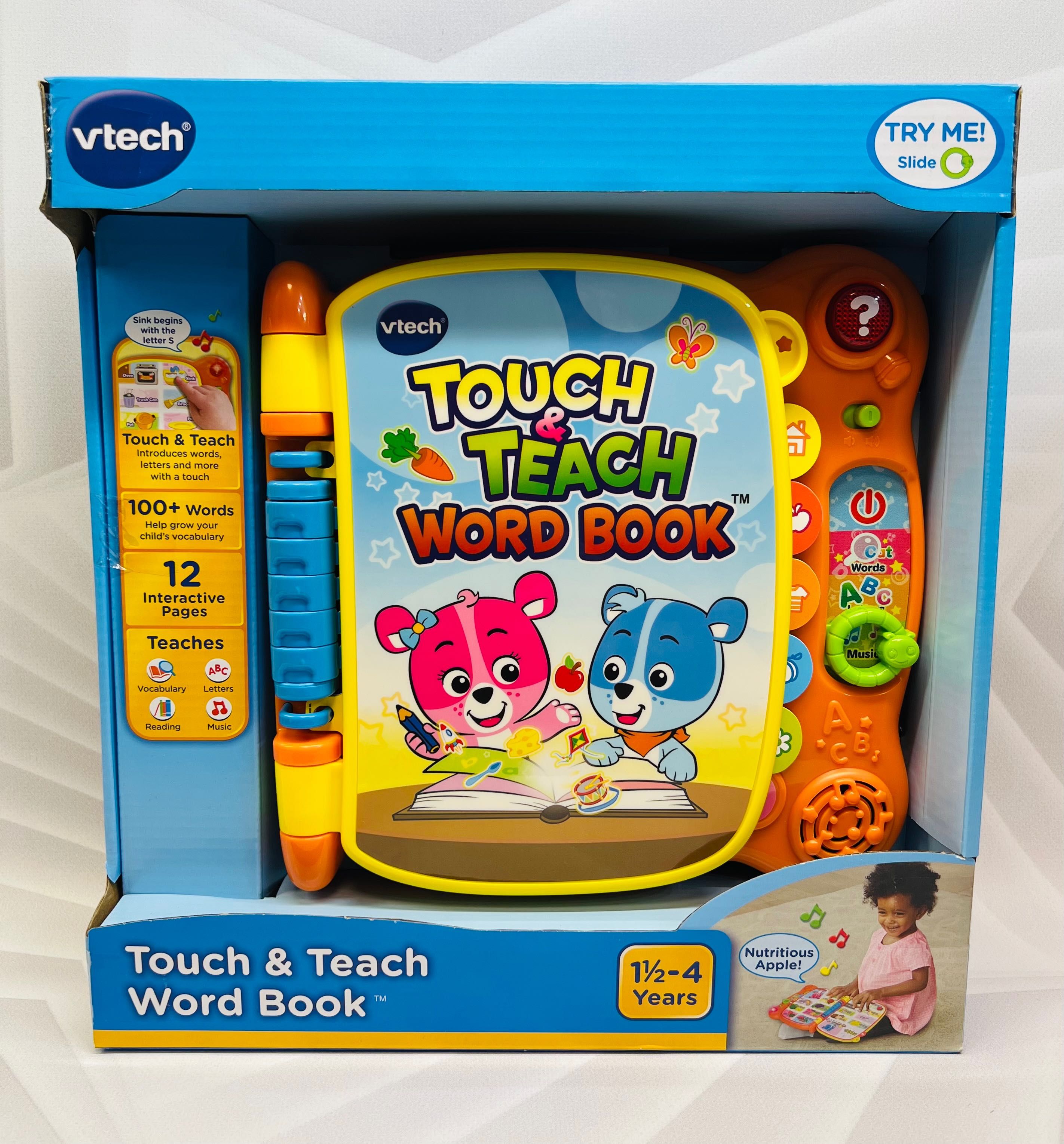 Навчальна книжка-іграшка для малюків VTech Touch and Teach Word Book