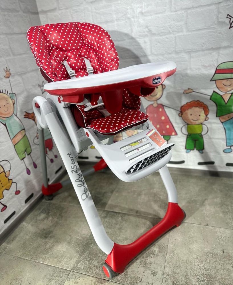 Chicco Polly 2 start Дитячий стільчик стілець для годування стульчик