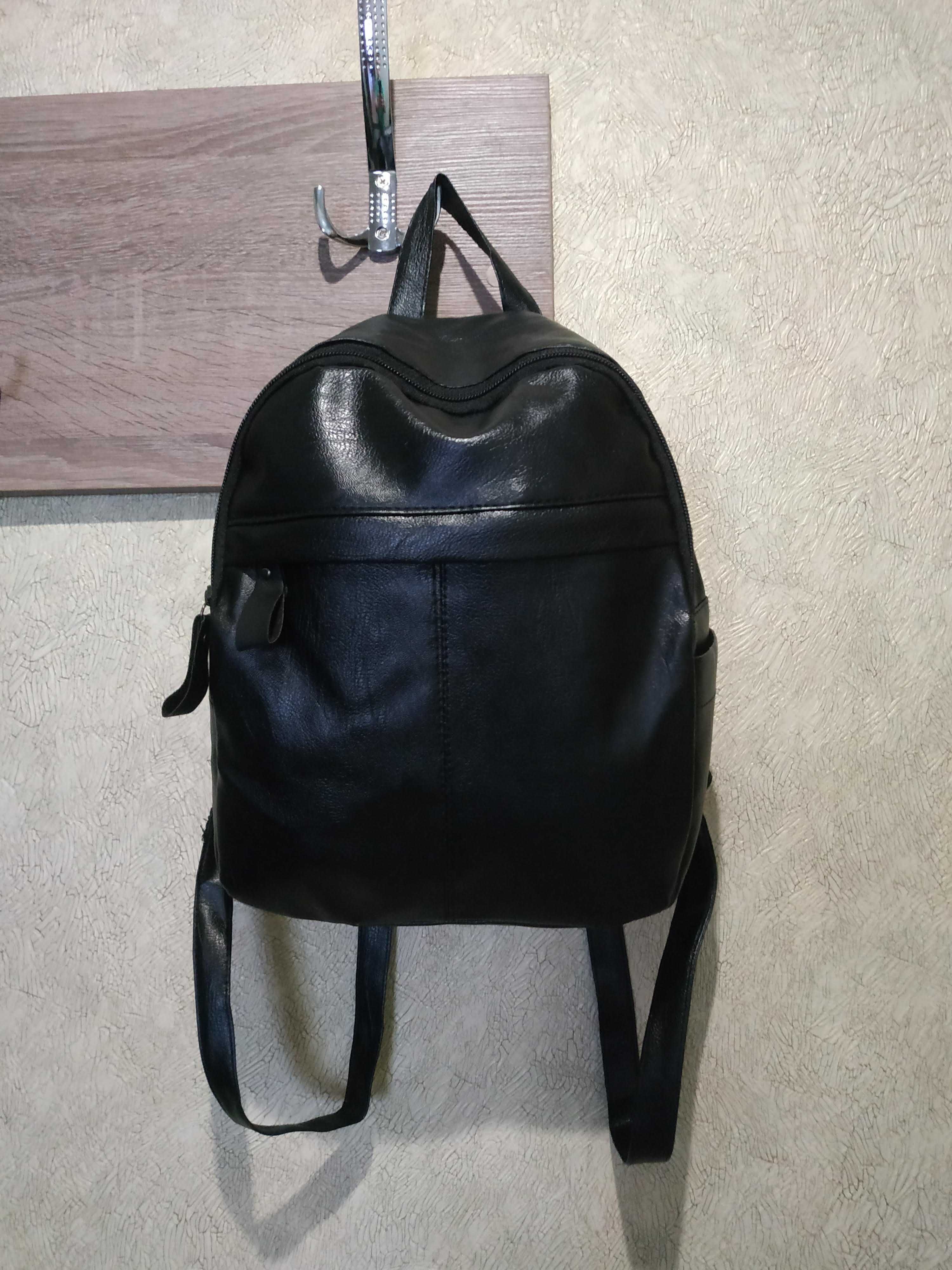 Кожаный* женский рюкзак на каждый день, в поездку, на учебу
