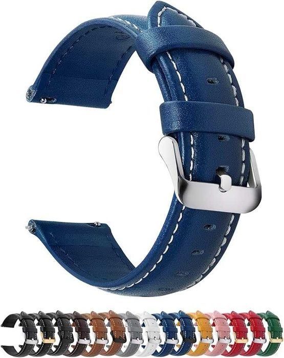 Pasek do zegarka niebieski 20mm