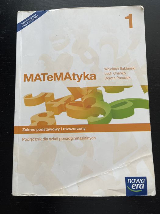 Matematyka 1 podręcznik