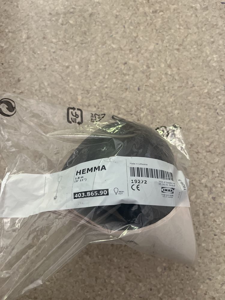 Lampa IKEA Klosz BRUNSTA oprawa HEMMA