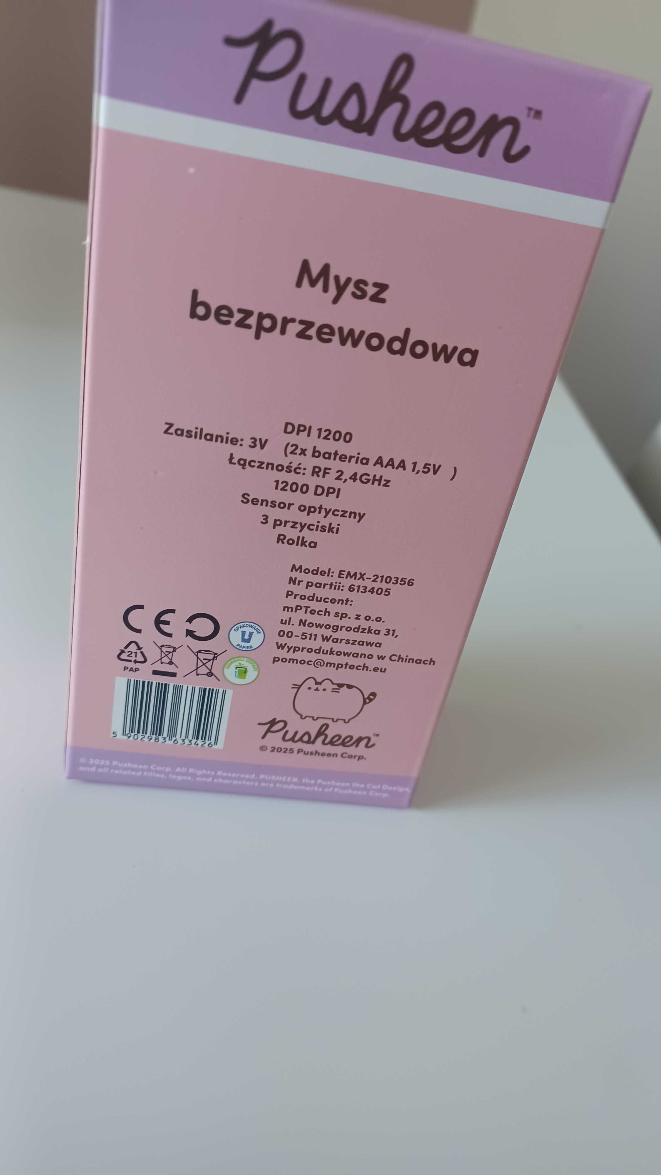Nowa mysz bezprzewodowa Pusheen