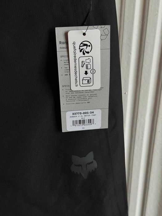 FOX Ranger 2.5L MTB Water Pants Men - black (34)