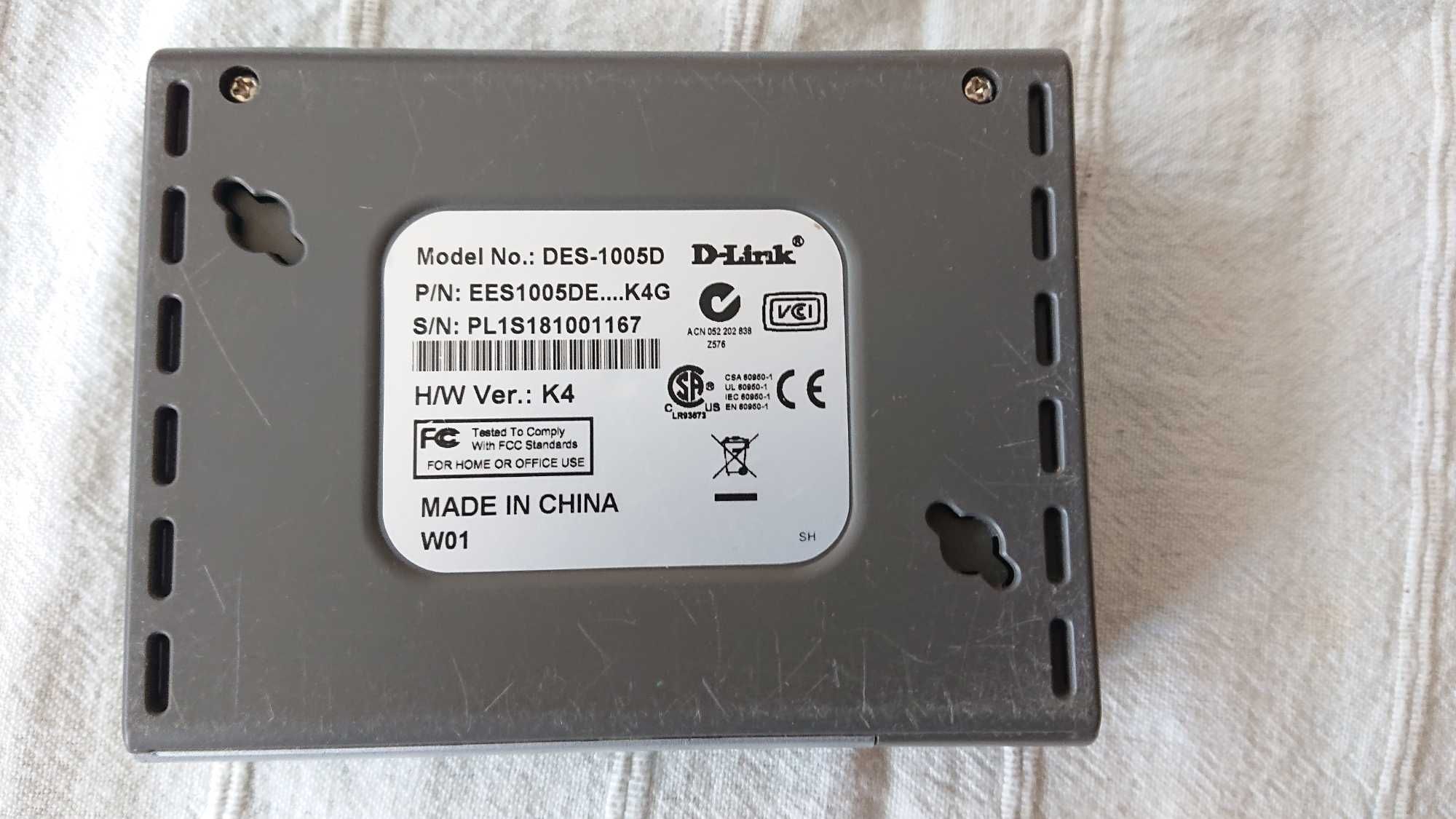 DES-1005D-5 port fast ethernet desktop switch 10/100Mbps