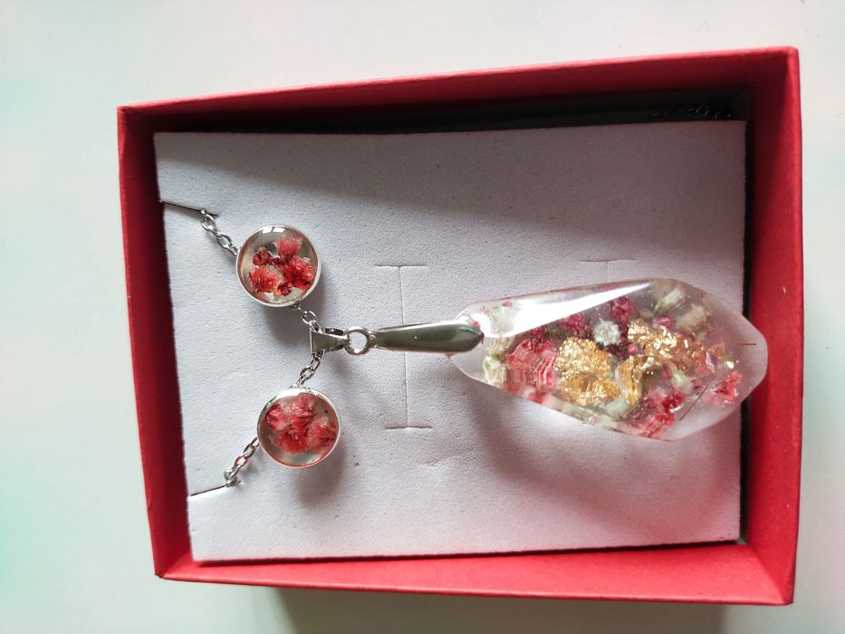 Wisiorki żywica epoksydowa