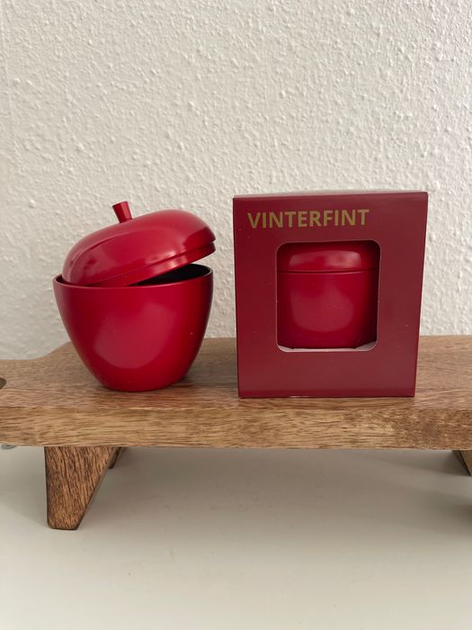 Новогодние подарочные свечи ЯБЛОКО Икеа