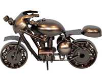 Motocykl metalowy oksydowany ścigacz