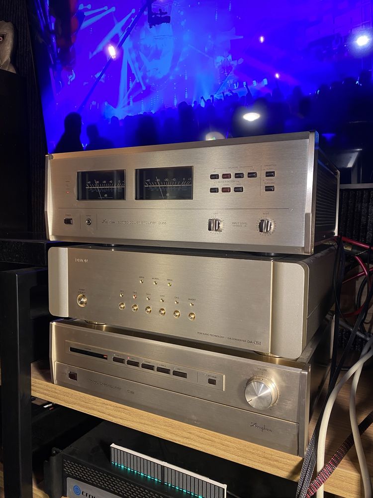Accuphase P266, Accuphase C222 końcowka mocy oraz preamp, HighEnd