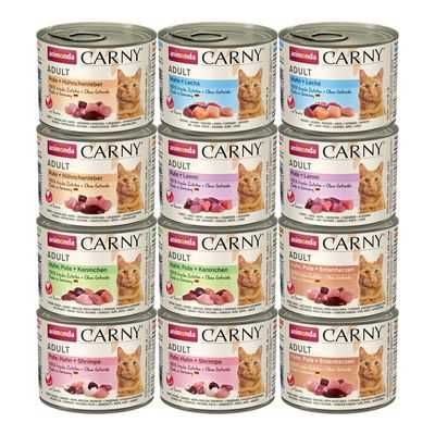 Mix mokrej karmy Animoda Carny puszki po 200 gr