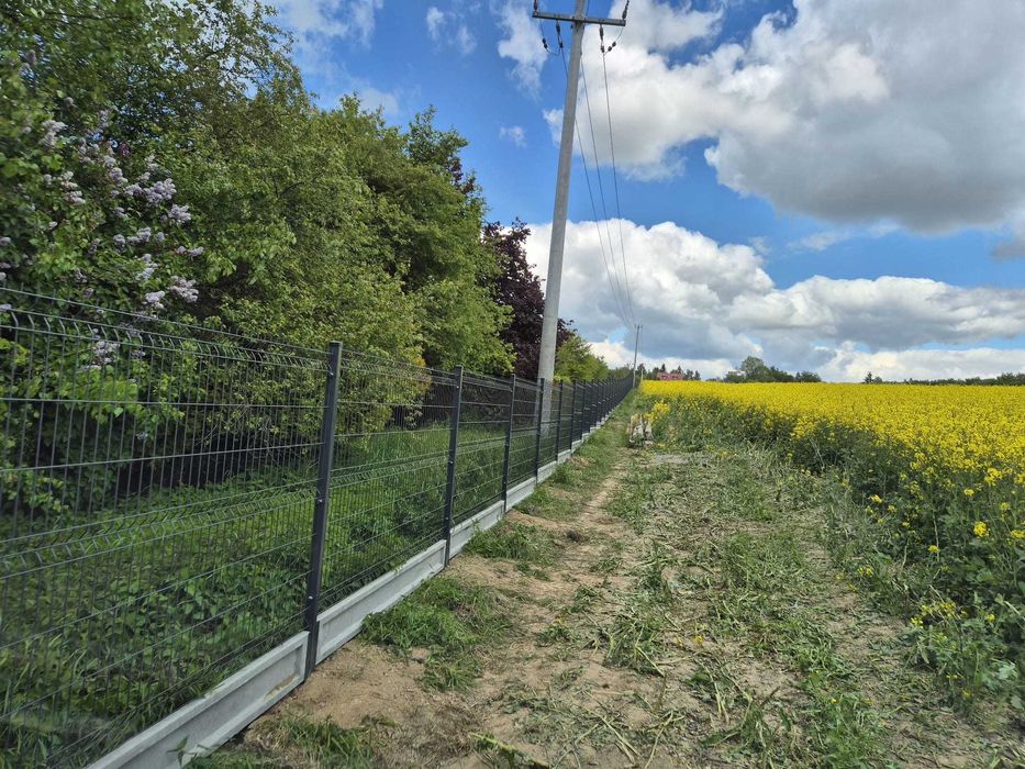 Ogrodzenie panelowe siatka słupek, panel, obejma, już od 36zł/mb