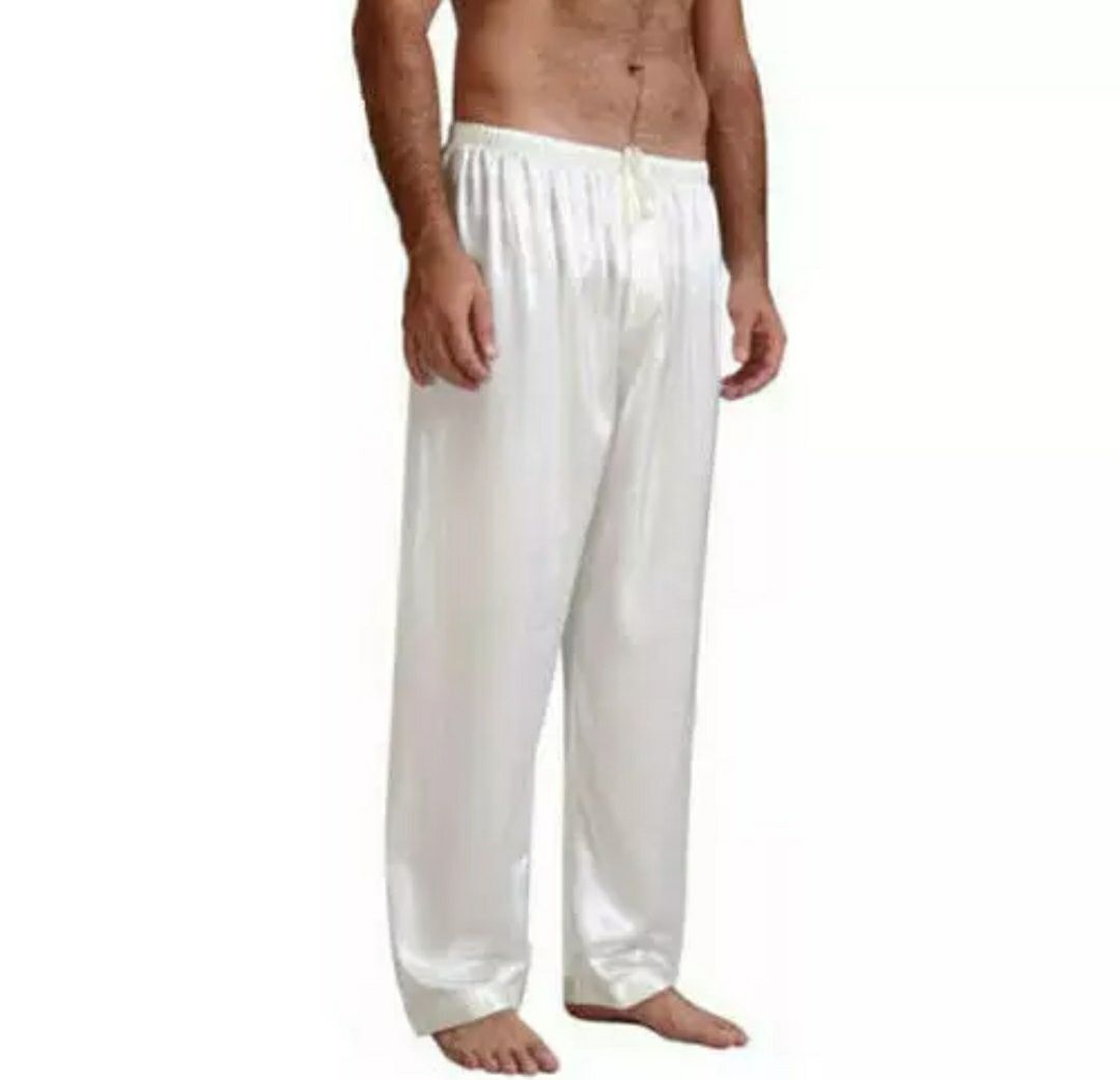 Sprzedam nowe spodnie piżamowe satynowe męskie rozmiar L i XL
