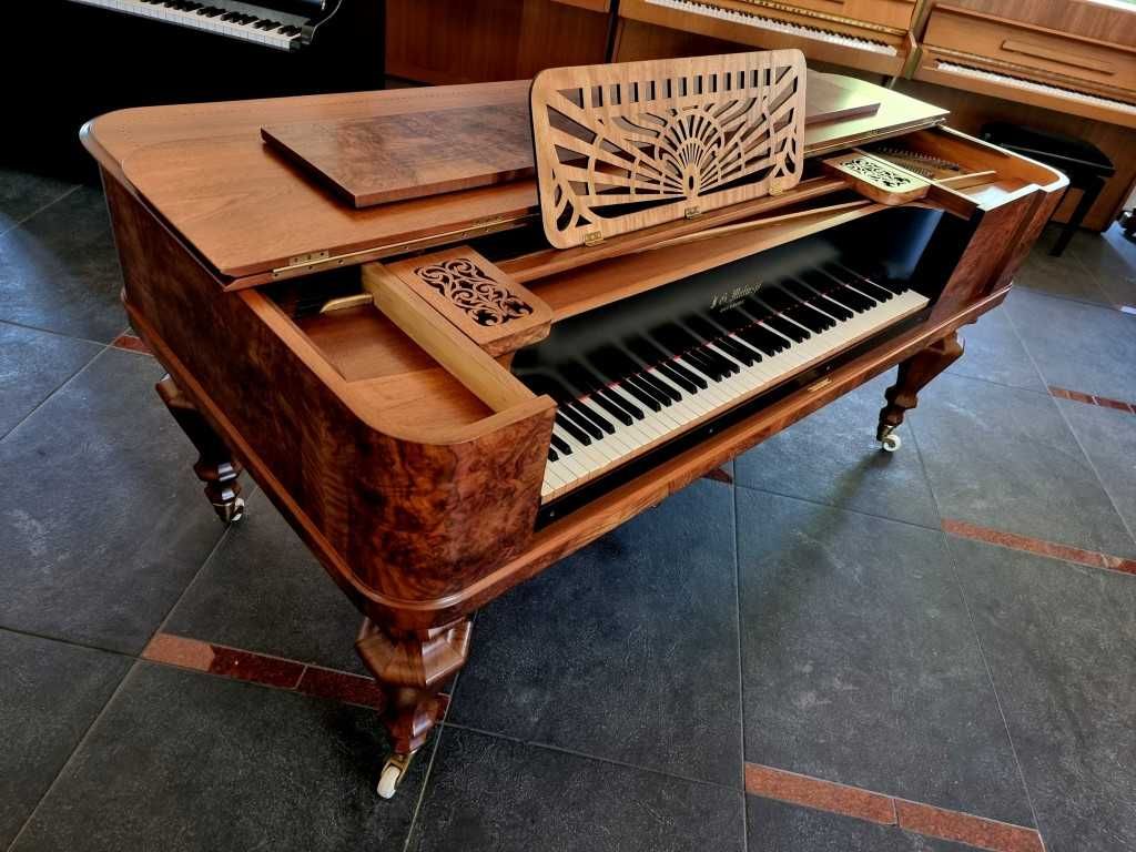 Fortepian STOŁOWY J.G. Malmsjo 1879 wzorowany na Steinway Square Piano