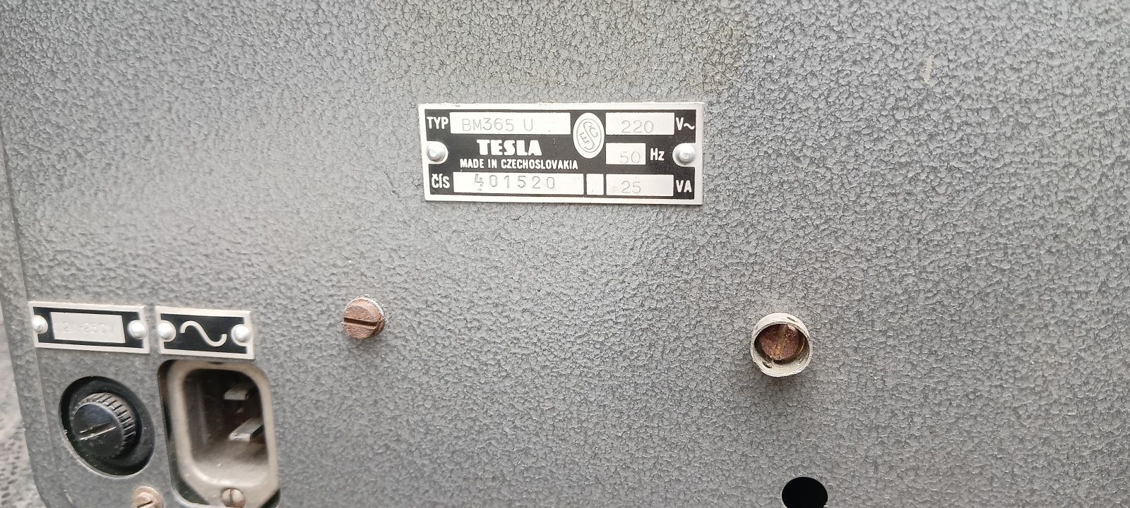 Stary RC oscylator generator napięcia TESLA BM 365 U
