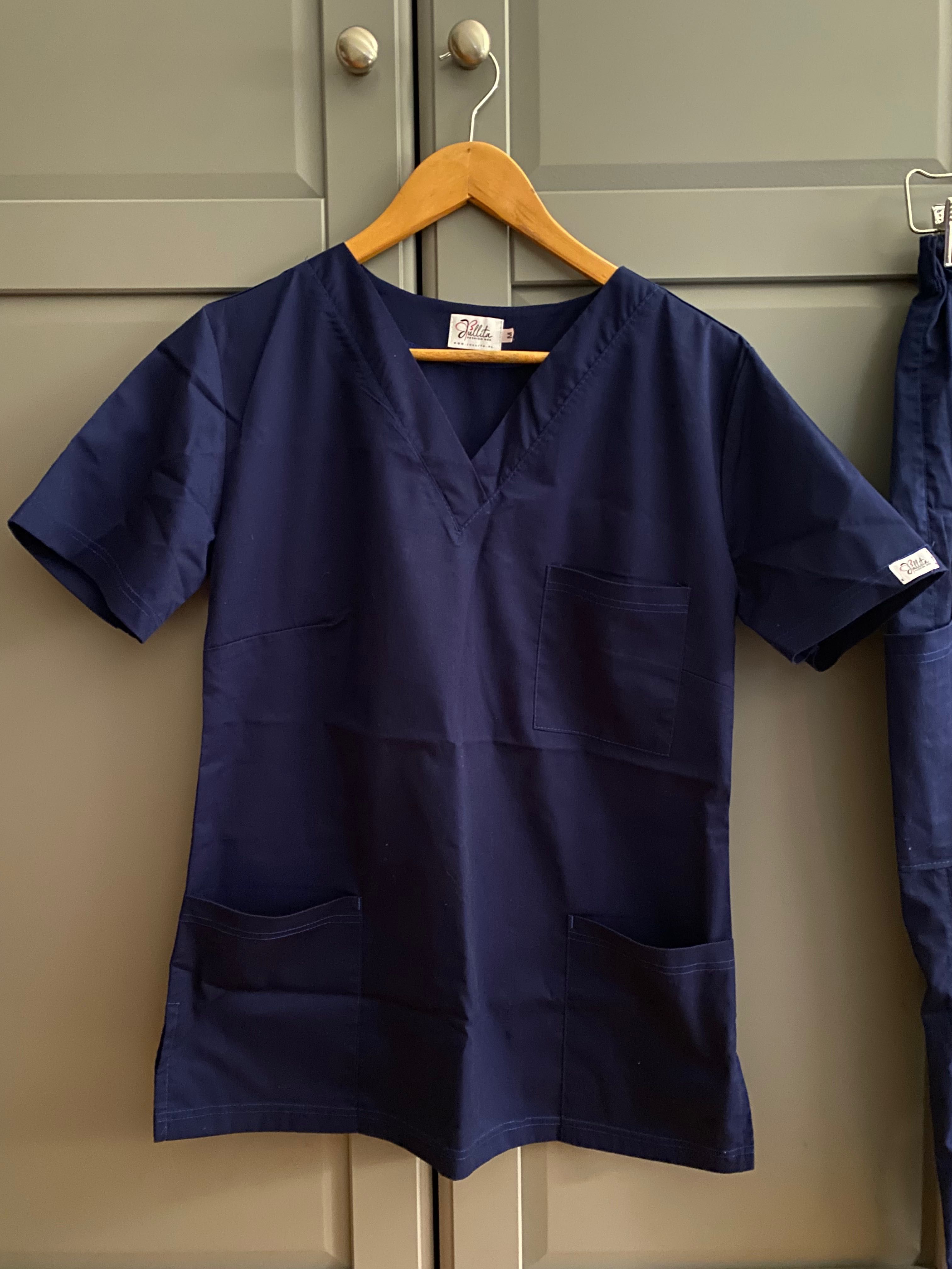Scrubs medyczny granatowy M 38 damski