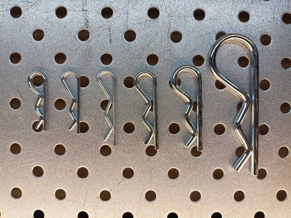 Zestaw zawleczek sprężynowych 150-szt. zawleczki sprezynowe