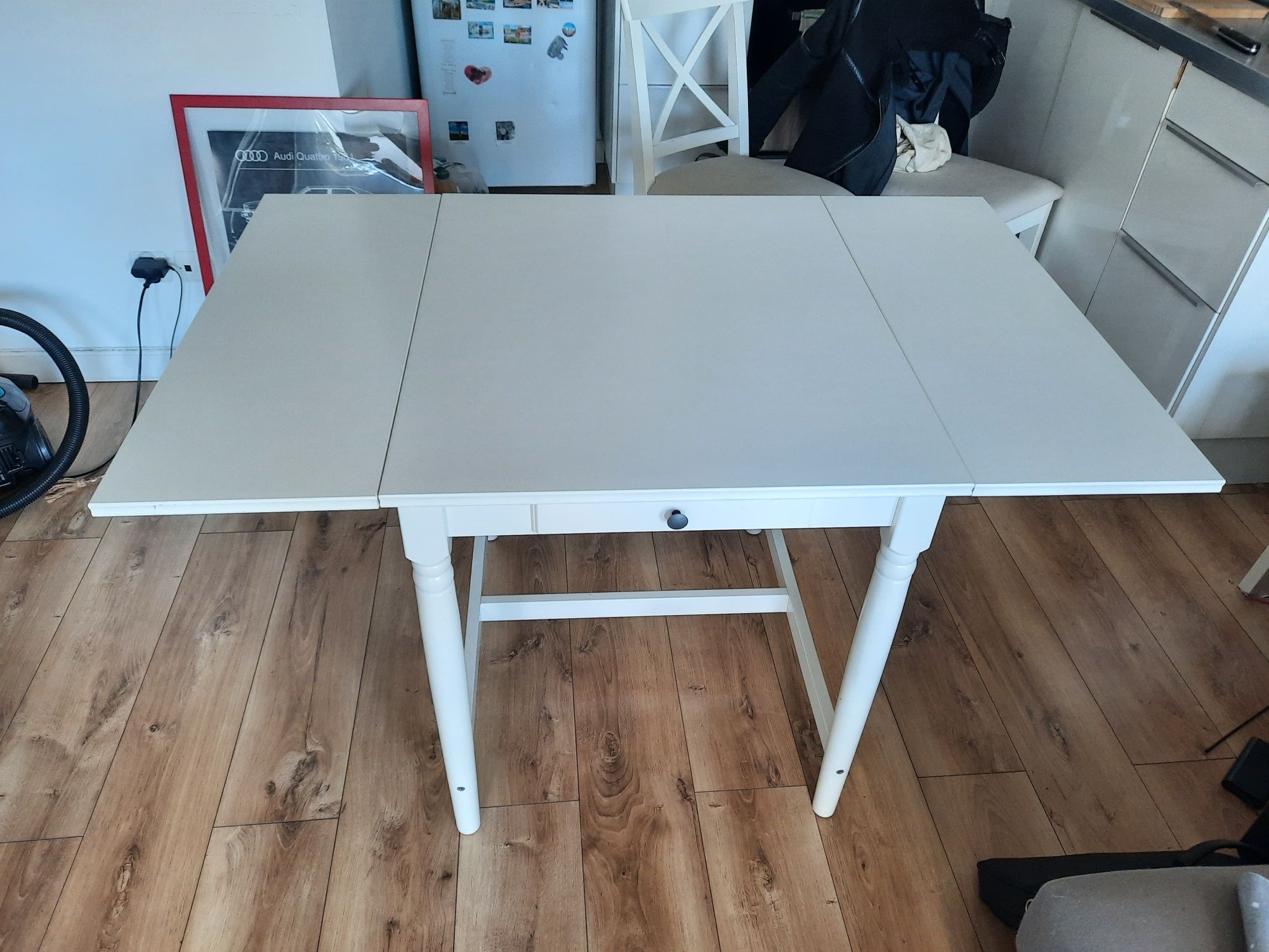 Stół rozkładany ikea biały 78x65, 78x123