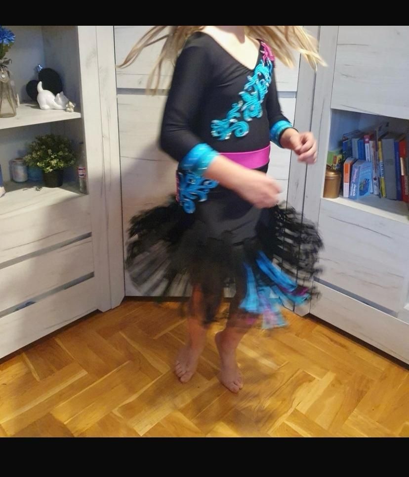 Sukienka taniec towarzyski latino. 134. Jak nowa. Okazja!