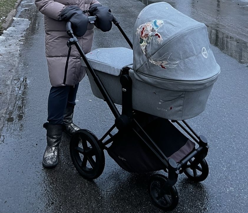 Коляска Cybex priam koi 2 в 1 + зимовий комплект koi