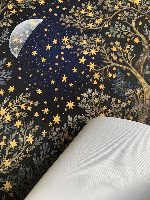 Gobelin na płótnie/Obrazek/William Morris/Half Moon