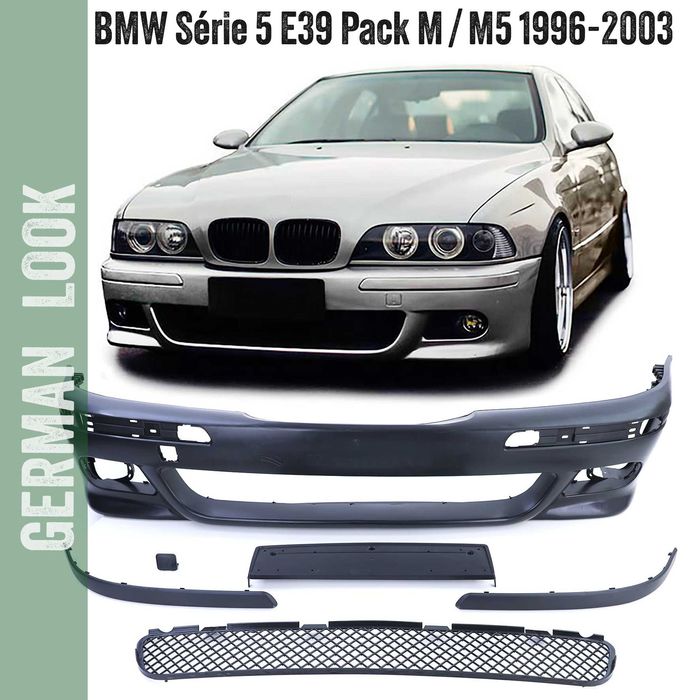 Para-choques para BMW Série 5 E39 Pack M M5 + Suporte de matricula