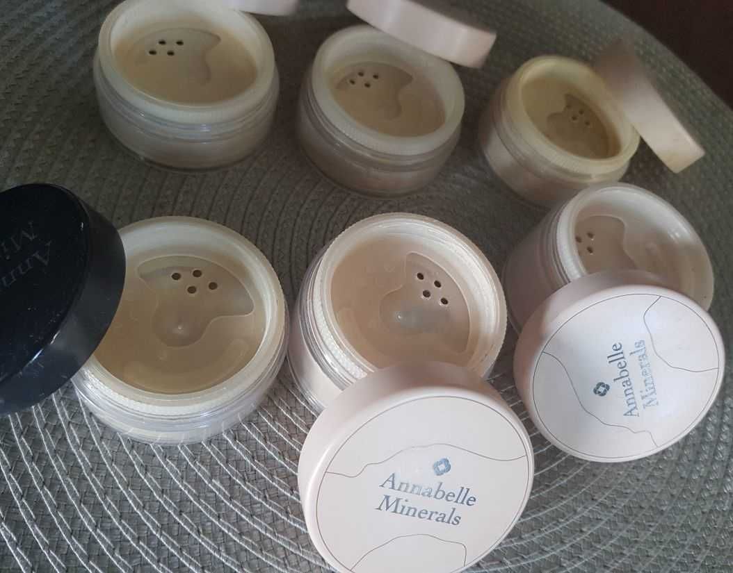 pojemnik pudełko opakowanie sypki puder  annabelle minerals