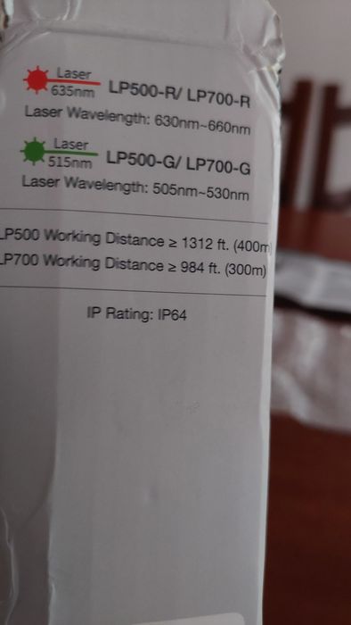 Recetor de laser rotativo,  modelo LP700-R.
