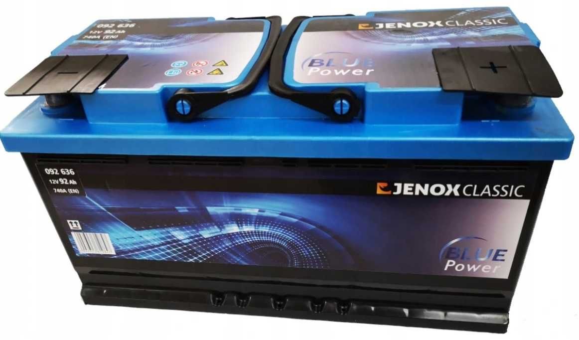 Akumulator Jenox classic 12V 92ah 740a P+ Radom wysyłka