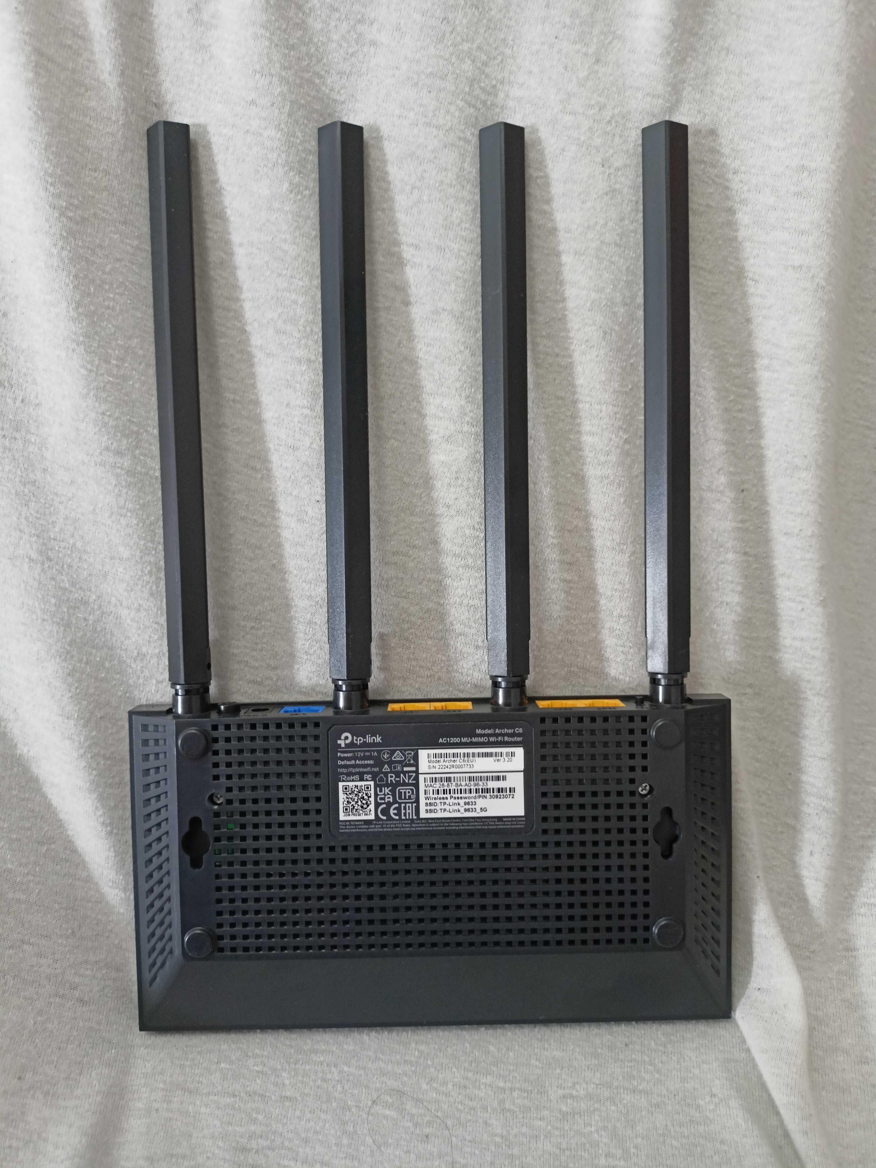 Nowy Router Bezprzewodowy TP-Link Archer C6 (AC1200)