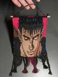 Ręcznie pleciona makrama, wallhang  - Berserk guts