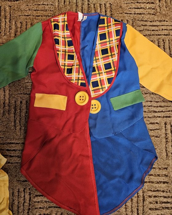 Прокат дитячого костюма клоуна шута 5-9років хлопчик