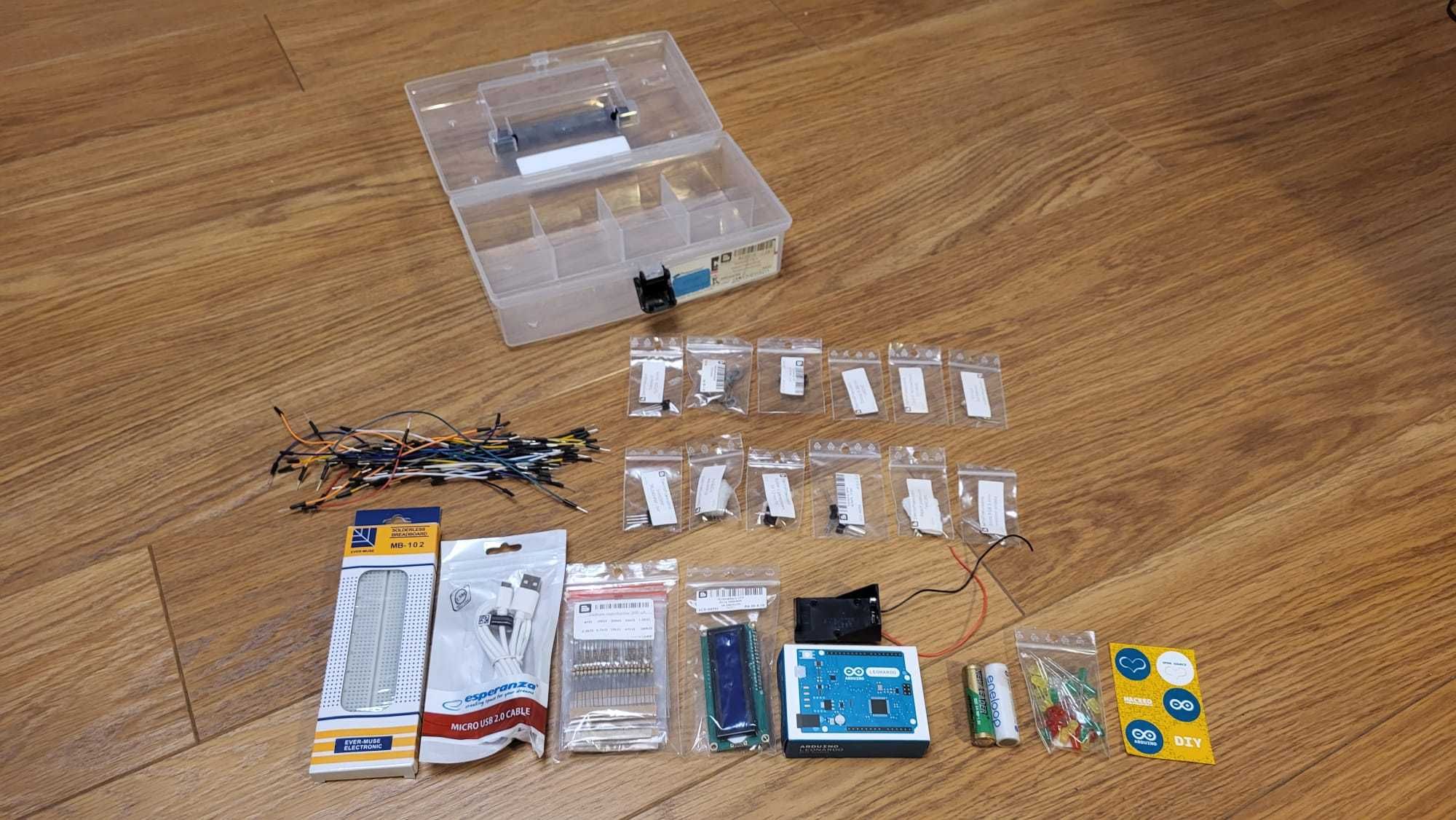 StarterKit + Box Elektro Przewodnik z Arduino Leonardo