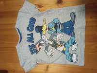 128 Looney Tunes koszulka chłopięca Bugs Daffy