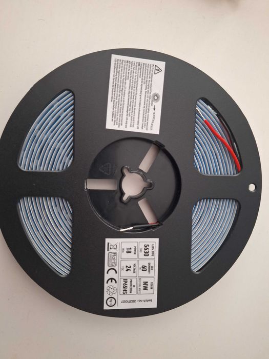 Taśma LED 18W/m, barwa neutralna, 5 m, IP65, możliwa większa ilość