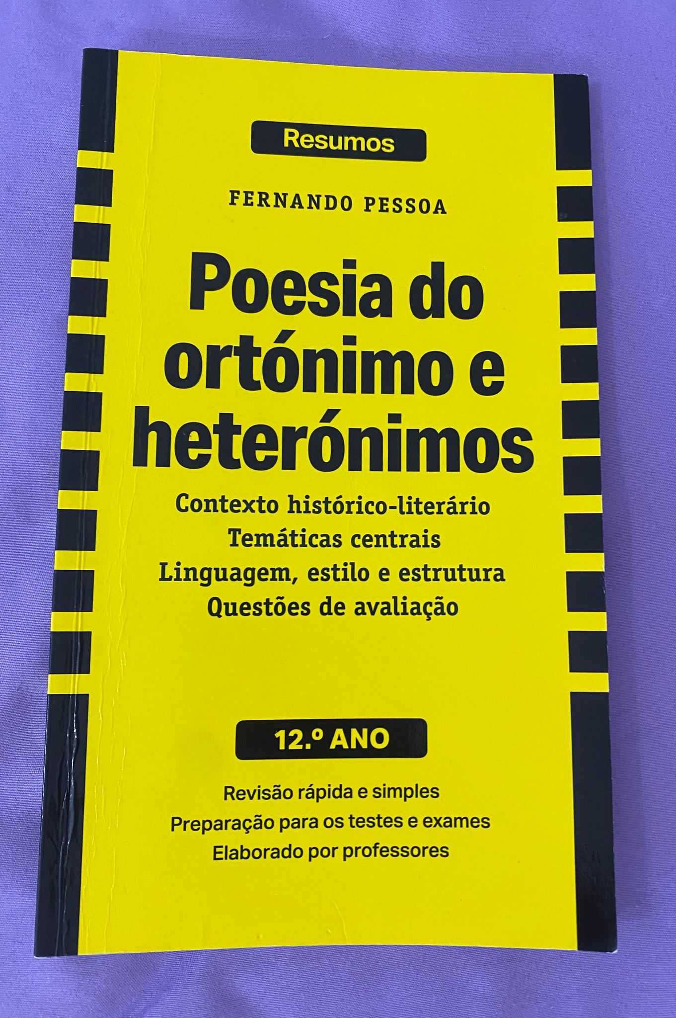 Resumos: Poesia do ortónimo e heterónimos 12ºano