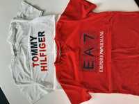 Tommy HILFIGER i Armani T-shirt 146-152cm